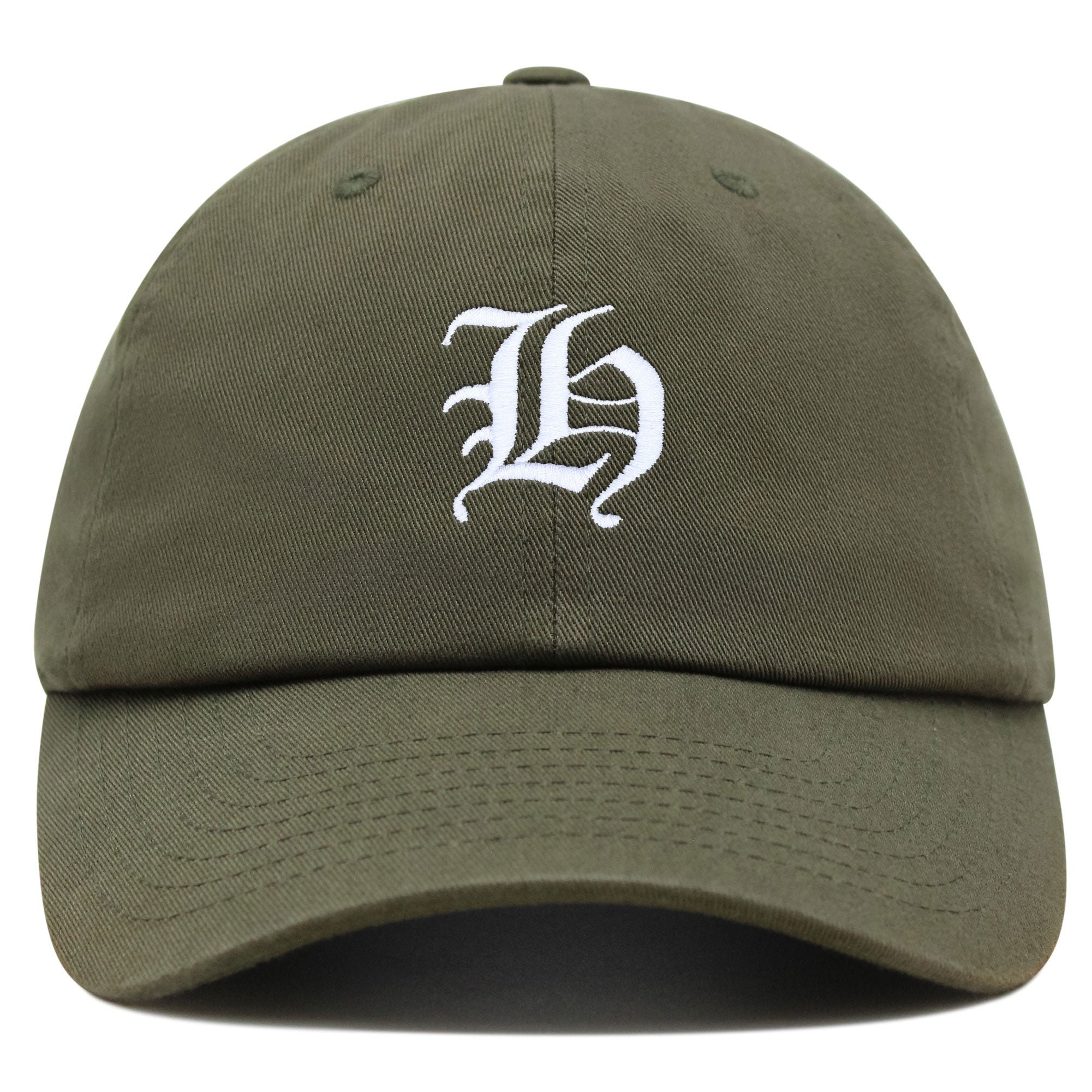 Old English Letter H Premium Vaterhut Gestickte Baumwoll Baseballkappe Englisch Alphabet old english letter h premium vaterhut gestickte baumwoll baseballkappe englisch alphabet 6754