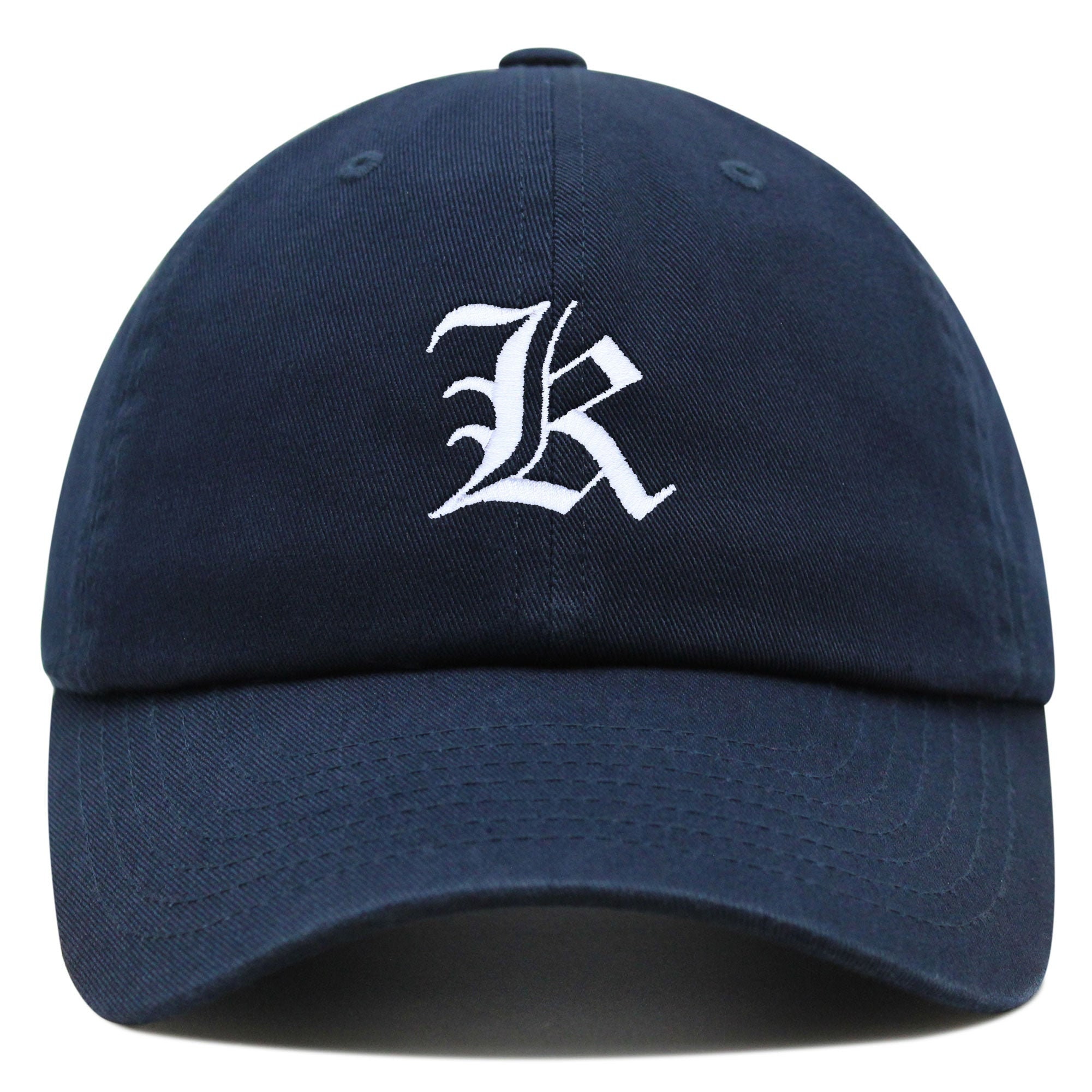 Old English Letter K Premium Vaterhut Gestickte Baumwoll Baseballkappe Englisch Alphabet old english letter k premium vaterhut gestickte baumwoll baseballkappe englisch alphabet 6879