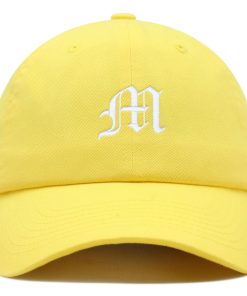 Old English Letter M Premium Vaterhut Gestickte Baumwoll Baseballkappe Englisch Alphabet old english letter m premium vaterhut gestickte baumwoll baseballkappe englisch alphabet 7388