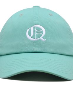 Old English Letter Q Premium Vaterhut Gestickte Baumwoll Baseballkappe Englisch Alphabet old english letter q premium vaterhut gestickte baumwoll baseballkappe englisch alphabet 7383