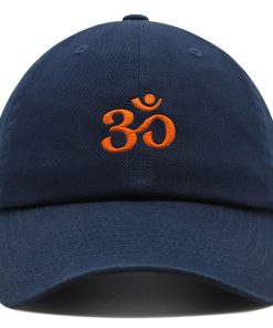 om symbol premium vaterhut gestickte baseballkappe indisch buddha 1092
