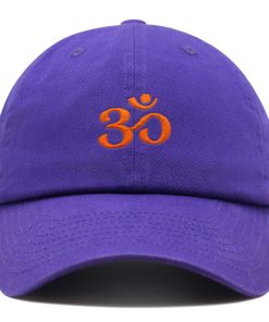 om symbol premium vaterhut gestickte baseballkappe indisch buddha 7633