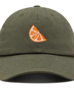 orangenscheibe premium vaterhut gestickte baseballkappe frucht 7615