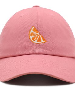 orangenscheibe premium vaterhut gestickte baseballkappe frucht 8083