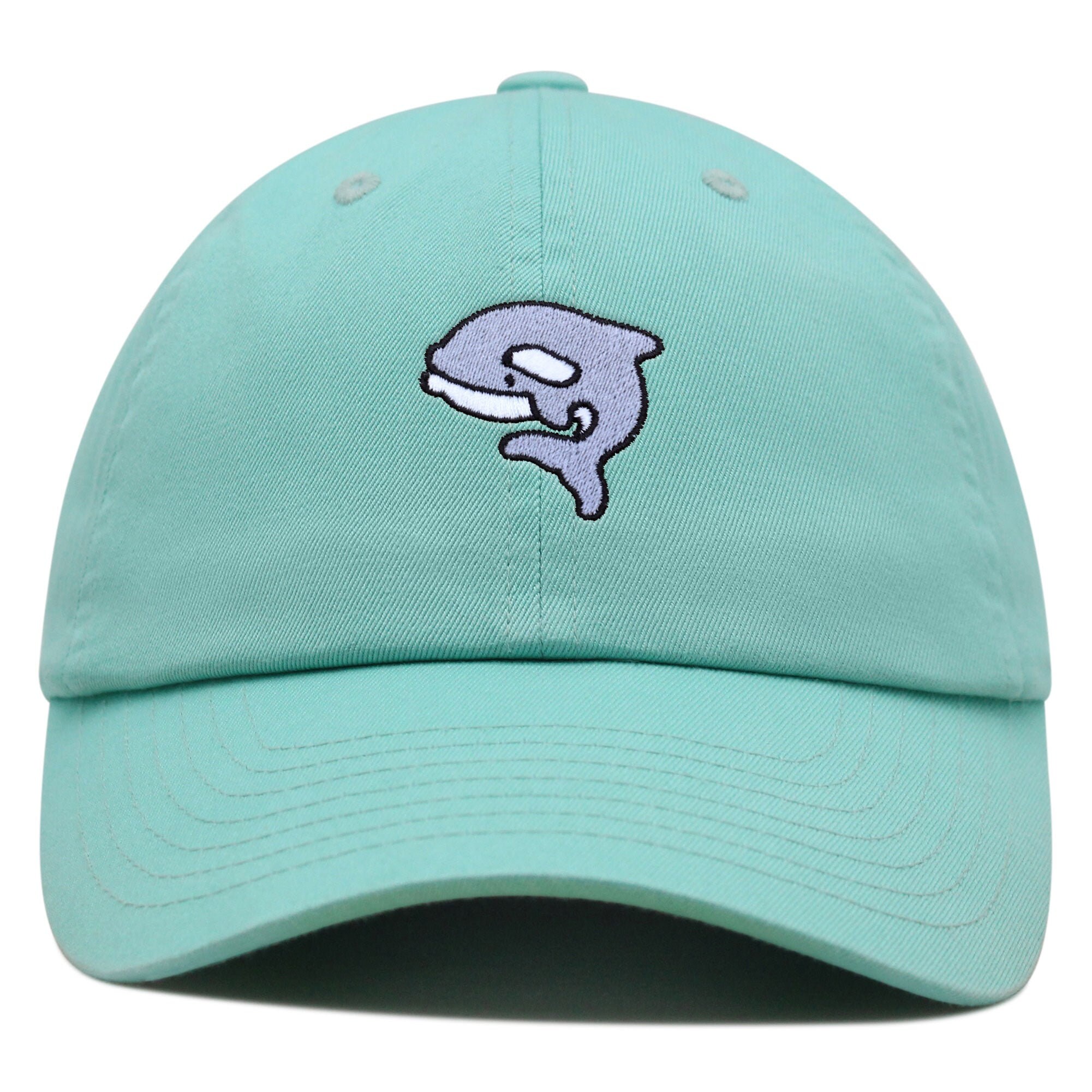 orca wal premium vaterhut gestickte baumwoll baseballkappe ozeanreise 2941