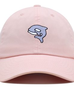 orca wal premium vaterhut gestickte baumwoll baseballkappe ozeanreise 6239
