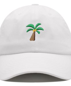 palme premium vaterhut gestickte baseballkappe kokosnuss 7554