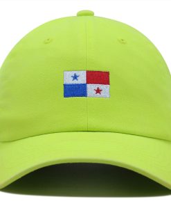 panama flagge premium vaterhut gestickte baumwoll baseballkappe länderflaggen serie 6059