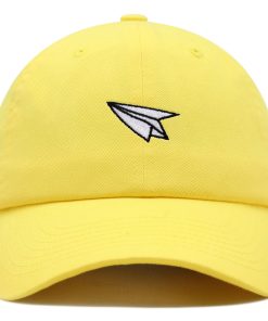 Papierflugzeug Premium Vaterhut Gestickte Baseballkappe Flug Himmel papierflugzeug premium vaterhut gestickte baseballkappe flug himmel 5379