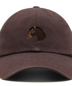 pferdekopf premium vaterhut gestickte baseballkappe cowboy zoo 2334