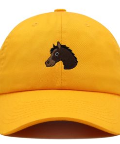 pferdekopf premium vaterhut gestickte baseballkappe cowboy zoo 3938