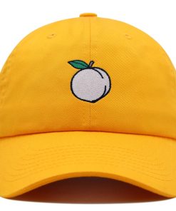 pfirsich premium vaterhut gestickte baseballkappe cobbler frucht 5580