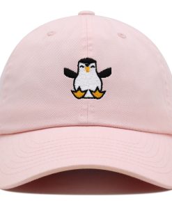 pinguin premium vaterhut gestickte baseballkappe schnee tier 4746