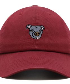 Pitbull Premium Vaterhut Gestickte Baseballkappe Hund Welpe pitbull premium vaterhut gestickte baseballkappe hund welpe 7597