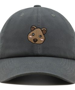 Quokka Gesicht Premium Vaterhut Gestickte Baseballkappe Niedliches Tier quokka gesicht premium vaterhut gestickte baseballkappe niedliches tier 6373