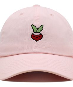radieschen premium vaterhut gestickte baseballkappe veganer gemüse bauer 6301