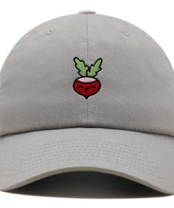 radieschen premium vaterhut gestickte baseballkappe veganer gemüse bauer 6552