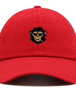 Rauchender Affe Premium Vaterhut Gestickte Baseballkappe Wilder Affe Lustig rauchender affe premium vaterhut gestickte baseballkappe wilder affe lustig 3510