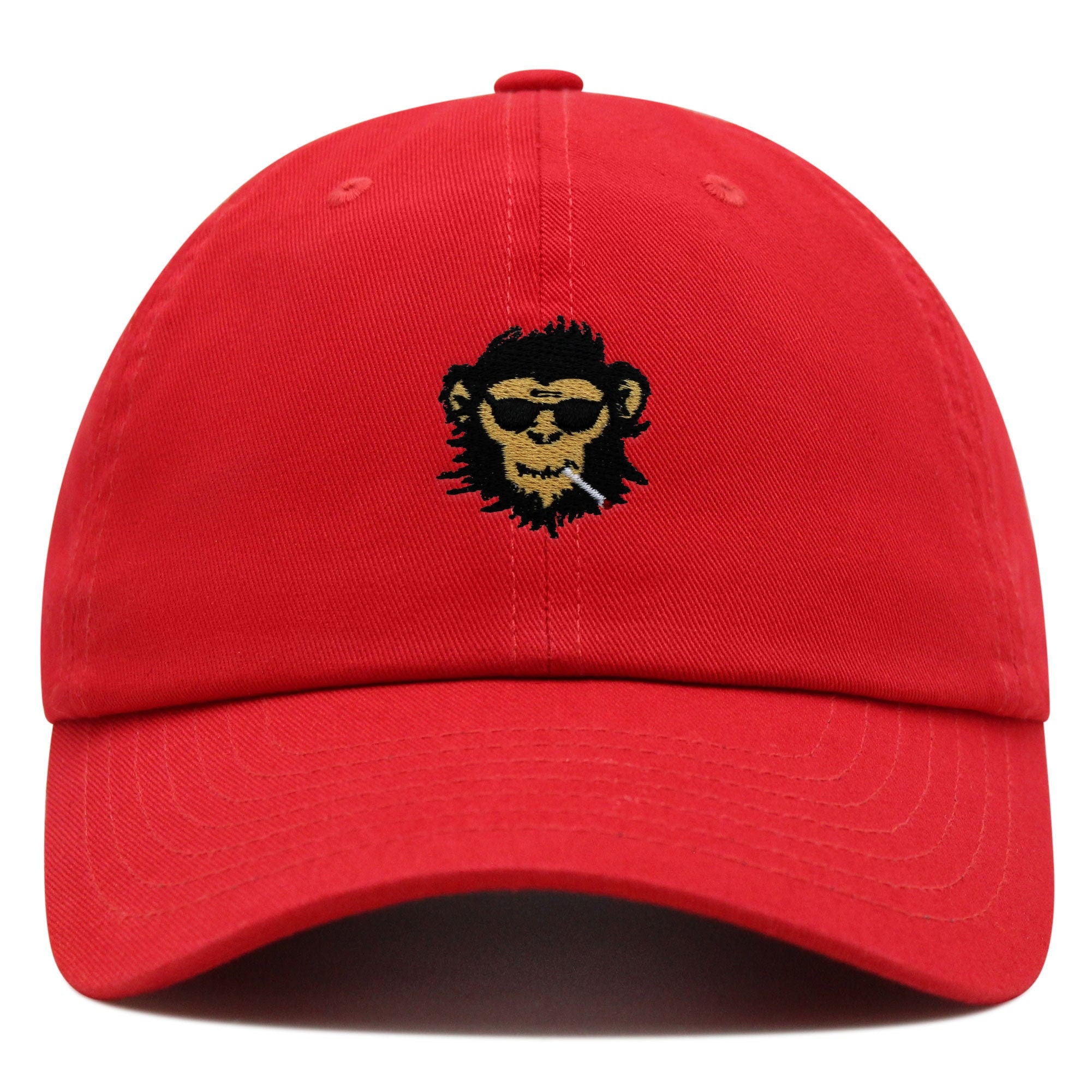 Rauchender Affe Premium Vaterhut Gestickte Baseballkappe Wilder Affe Lustig rauchender affe premium vaterhut gestickte baseballkappe wilder affe lustig 3510