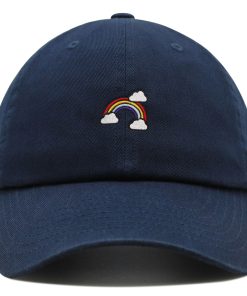 regenbogen premium vaterhut gestickte baseballkappe niedlich 2349