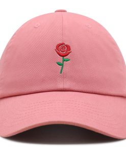 Rose Premium Vaterhut Gestickte Baseballkappe Blume rose premium vaterhut gestickte baseballkappe blume 5761