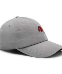 rose premium vaterhut gestickte baseballkappe blume floral liebe 3637