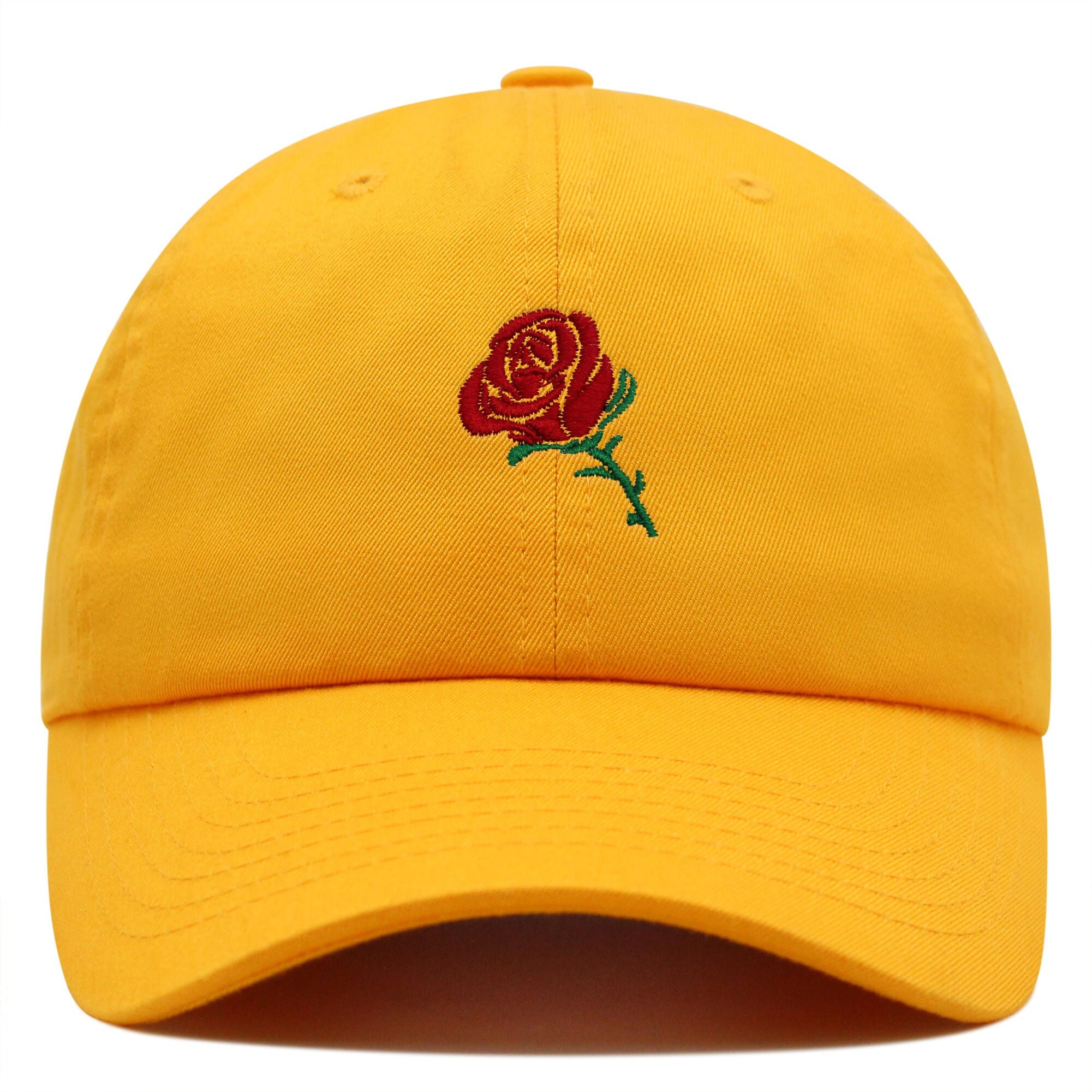 rose premium vaterhut gestickte baseballkappe blume floral liebe 7651