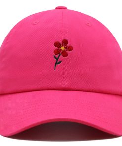 Rote Blume Premium Vaterhut Gestickte Baseballkappe Floral rote blume premium vaterhut gestickte baseballkappe floral 2159