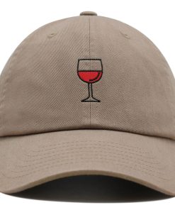 rotwein im glas premium vaterhut gestickte baseballkappe romantische nacht 7647