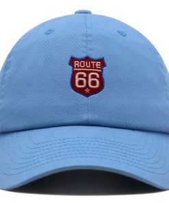 route premium vaterhut gestickte baseballkappe roadtrip highway 5348