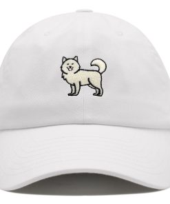 Samojede Premium Vaterhut Gestickte Baseballkappe Hund Welpe samojede premium vaterhut gestickte baseballkappe hund welpe 4436