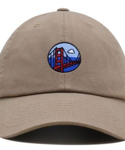 San Francisco Brücke Premium Vaterhut Gestickte Baseballkappe Reise Logo san francisco brücke premium vaterhut gestickte baseballkappe reise logo 3213