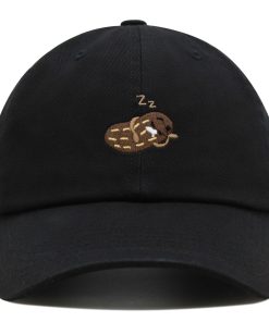 Schlafende Erdnuss Premium Vaterhut Gestickte Baseballkappe Feinschmecker Lustig schlafende erdnuss premium vaterhut gestickte baseballkappe feinschmecker lustig 4861