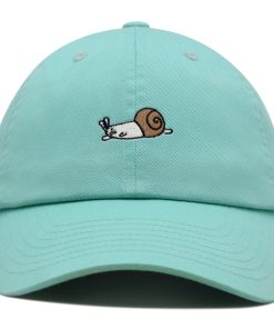 schlafende schnecke premium vaterhut gestickte baseballkappe schlamm niedlich 2721