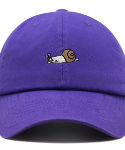 schlafende schnecke premium vaterhut gestickte baseballkappe schlamm niedlich 3665