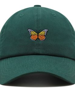 Schmetterling Premium Vaterhut Gestickte Baumwoll Baseballkappe Tattoo Stil schmetterling premium vaterhut gestickte baumwoll baseballkappe tattoo stil 4434