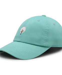 schneebedeckter baum premium vaterhut gestickte baseballkappe winter 7506