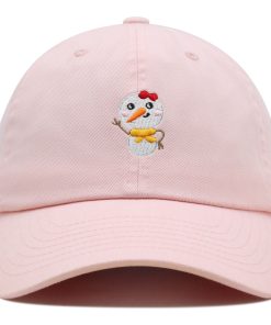 schneemann premium vaterhut gestickte baseballkappe winter schnee 3757