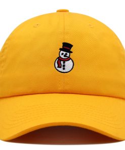 schneemann premium vaterhut gestickte baseballkappe winter weihnachten 2062