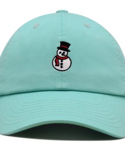 Schneemann Premium Vaterhut Gestickte Baseballkappe Winter Weihnachten schneemann premium vaterhut gestickte baseballkappe winter weihnachten 8373