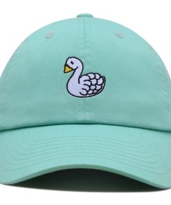 Schwan Premium Vaterhut Gestickte Baumwoll Baseballkappe See Bella schwan premium vaterhut gestickte baumwoll baseballkappe see bella 1429