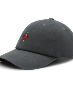 Schwert Herz Premium Vaterhut Gestickte Baumwoll Baseballkappe Symbol schwert herz premium vaterhut gestickte baumwoll baseballkappe symbol 7791