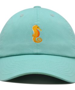 Seepferdchen Premium Vaterhut Gestickte Baseballkappe Ozean Meer Fisch seepferdchen premium vaterhut gestickte baseballkappe ozean meer fisch 4309