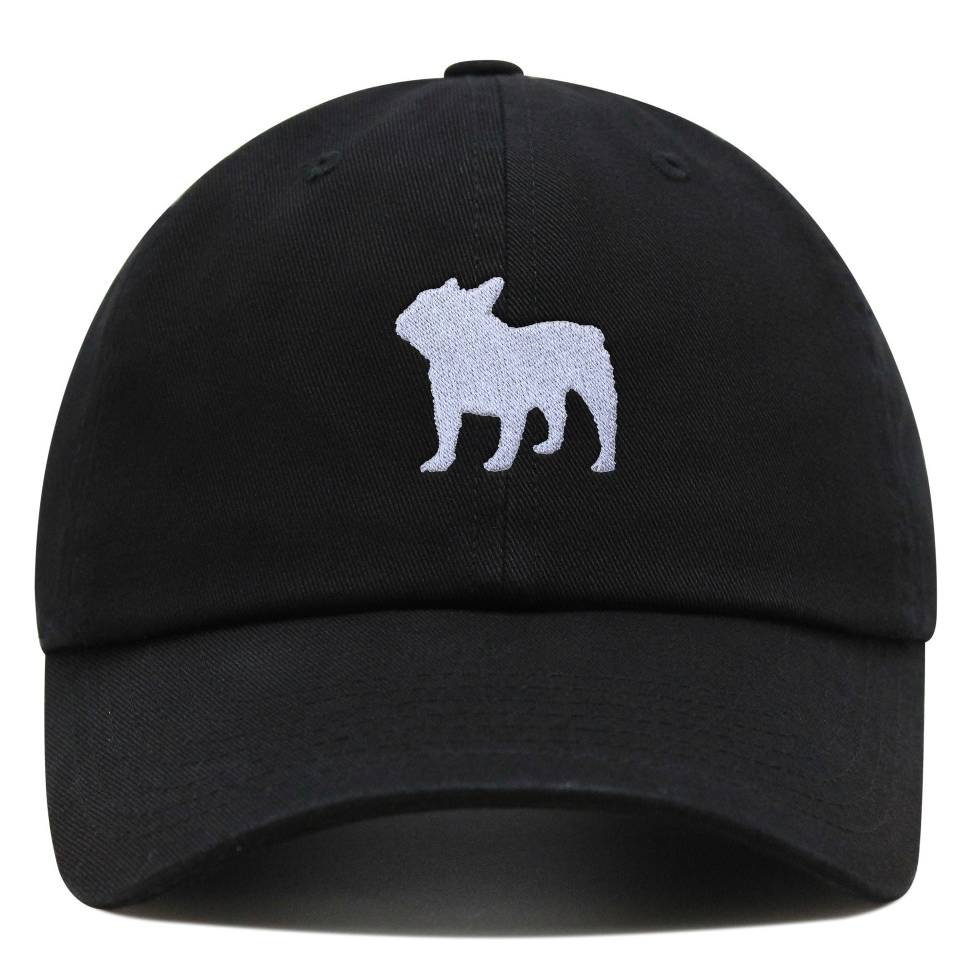 Silhouette Französische Bulldogge Premium Vaterhut Gestickte Baumwoll Baseballkappe Umriss silhouette französische bulldogge premium vaterhut gestickte baumwoll baseballkappe umriss 1857