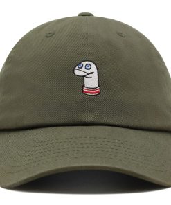 sockenpuppe premium vaterhut gestickte baseballkappe lustig 4051