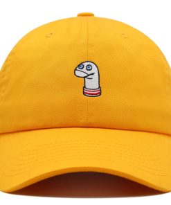 sockenpuppe premium vaterhut gestickte baseballkappe lustig 6892