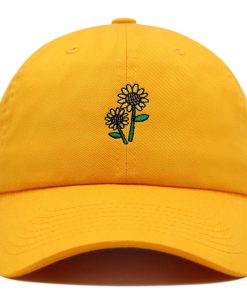 sonnenblumen premium vaterhut gestickte baseballkappe blume floral 2935