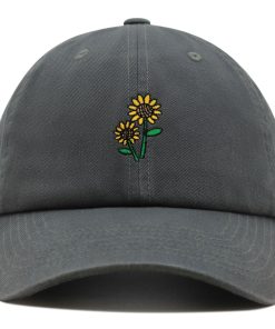 sonnenblumen premium vaterhut gestickte baseballkappe blume floral 4860