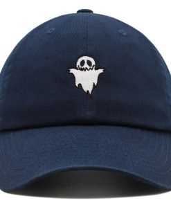 Spooky Ghost Premium Vaterhut Gestickte Baseballkappe Kostüm spooky ghost premium vaterhut gestickte baseballkappe kostüm 6358