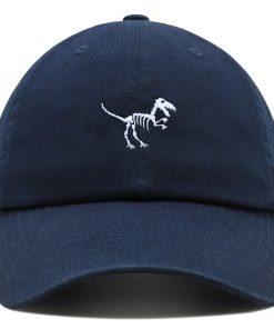 t rex skelett premium vaterhut gestickte baseballkappe dinosaurier knochen 1506
